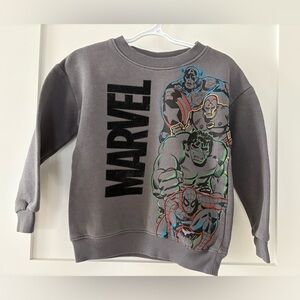 Marvel Grey Crewneck Toddler 4